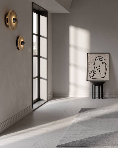 Median Alabaster  Sconce
