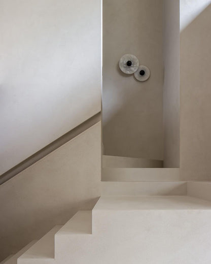 Median Alabaster  Sconce