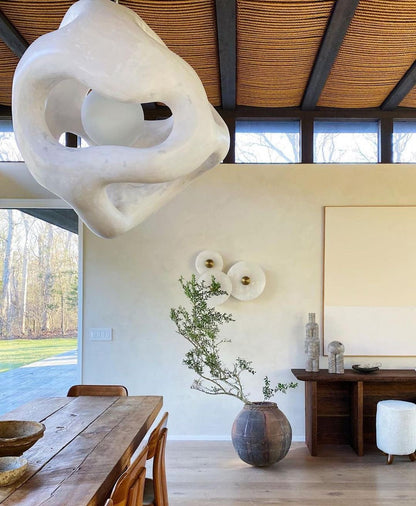 Median Alabaster  Sconce