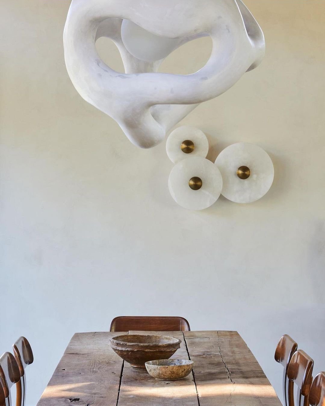 Median Alabaster  Sconce