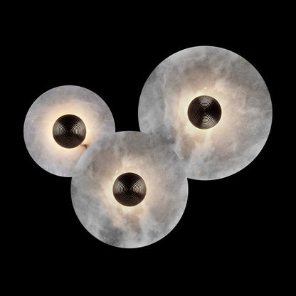 Median Alabaster  Sconce