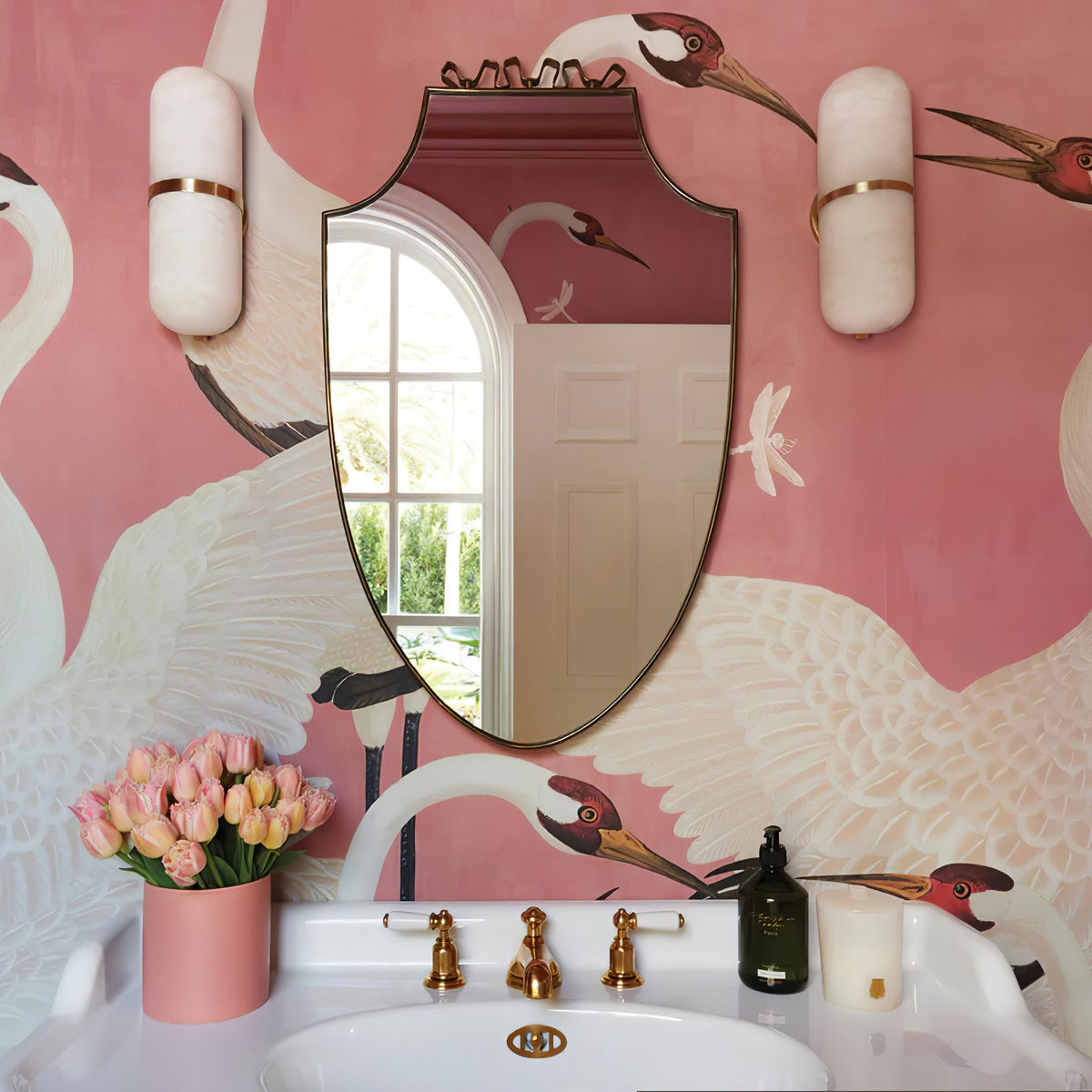 Capsule Alabaster Wall Light