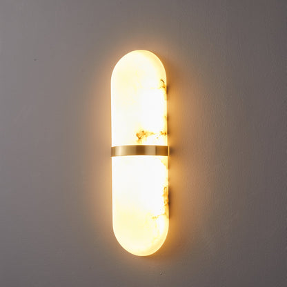 Capsule Alabaster Wall Light