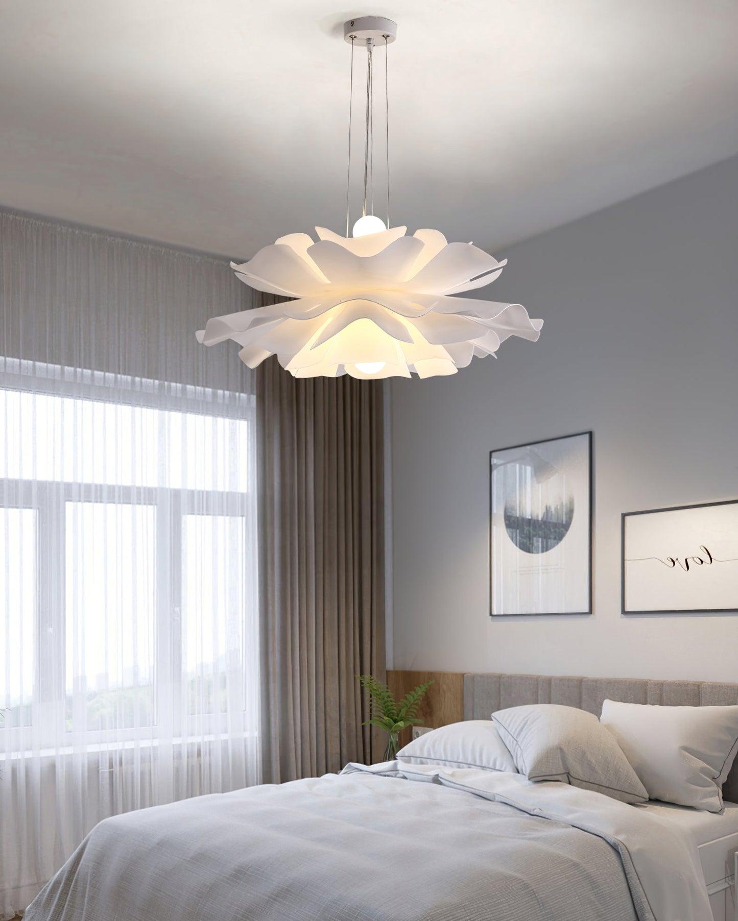 Lotus Cloud Pendant Light