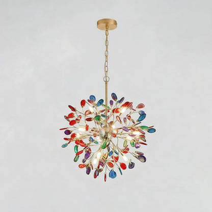 Aurora Agate Bloom Chandelie