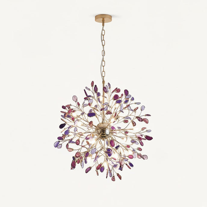 Aurora Agate Bloom Chandelie