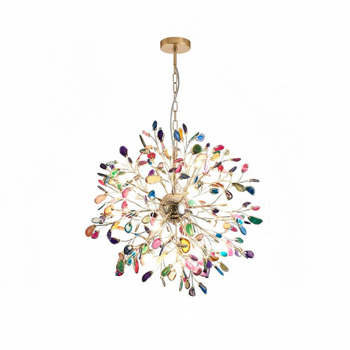 Aurora Agate Bloom Chandelie