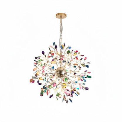 Aurora Agate Bloom Chandelie