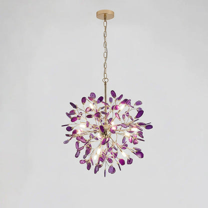 Aurora Agate Bloom Chandelie