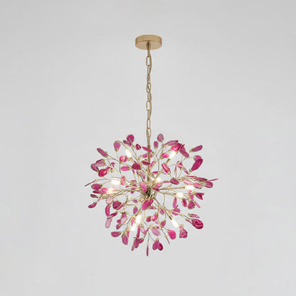 Aurora Agate Bloom Chandelie