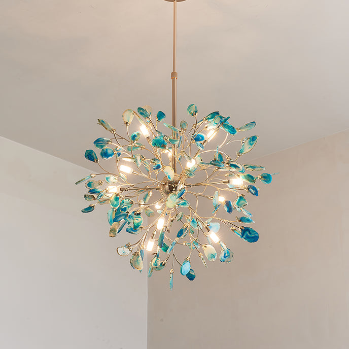 Aurora Agate Bloom Chandelie