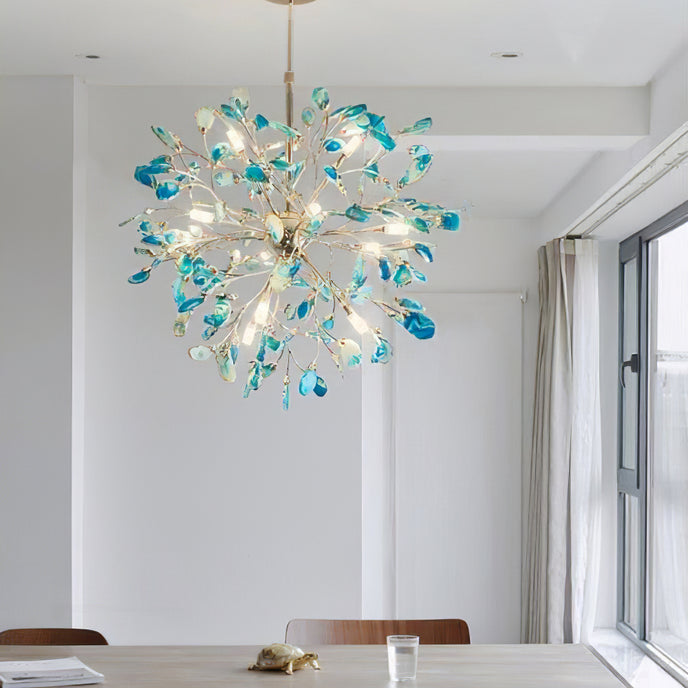 Aurora Agate Bloom Chandelie