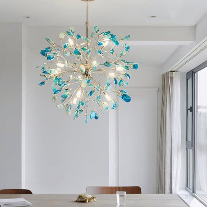 Aurora Agate Bloom Chandelie