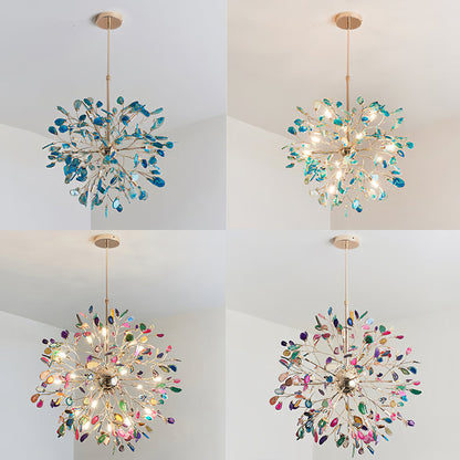 Aurora Agate Bloom Chandelie