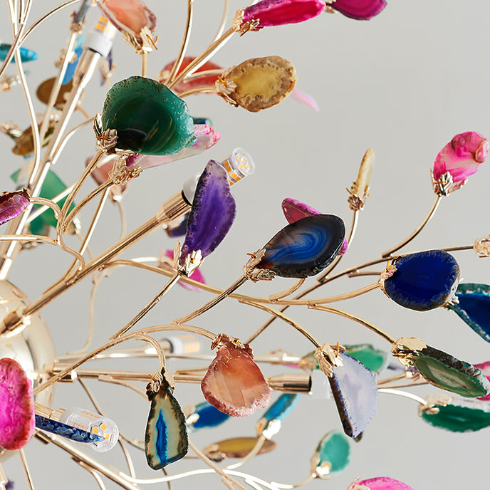 Aurora Agate Bloom Chandelie