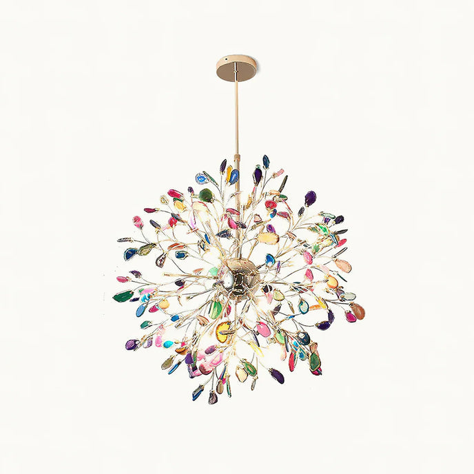 Aurora Agate Bloom Chandelie