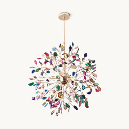 Aurora Agate Bloom Chandelie