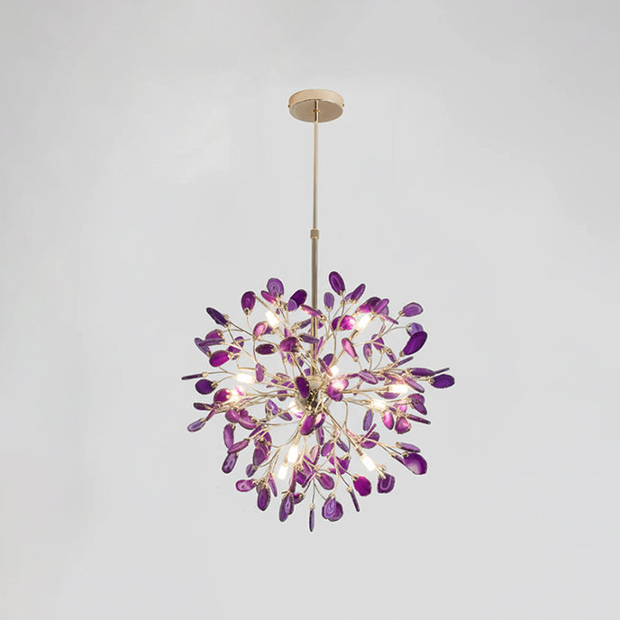 Aurora Agate Bloom Chandelie