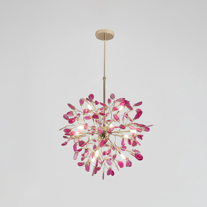 Aurora Agate Bloom Chandelie