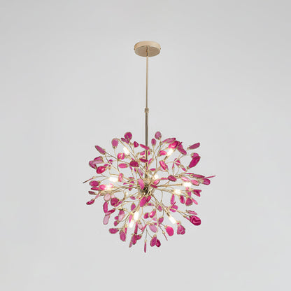 Aurora Agate Bloom Chandelie