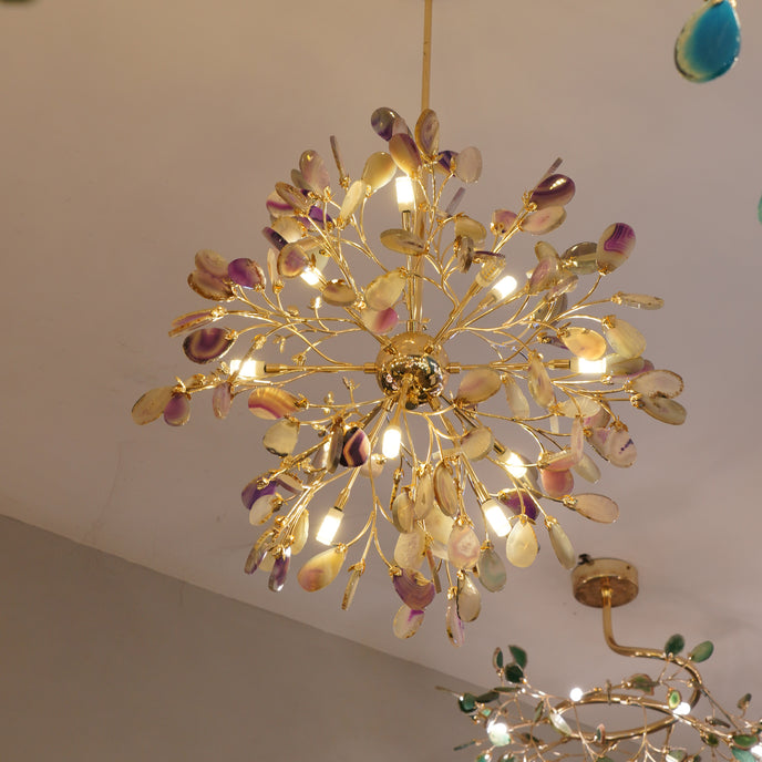 Aurora Agate Bloom Chandelie