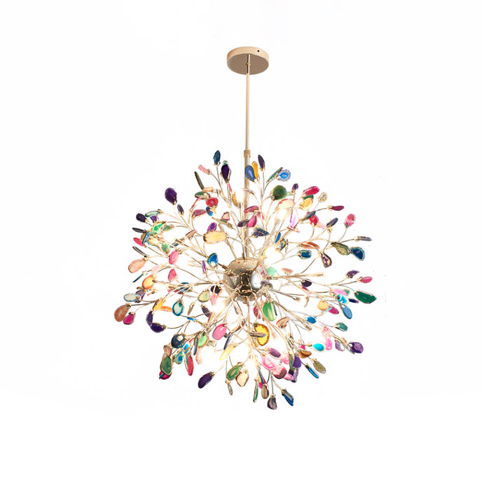 Aurora Agate Bloom Chandelie