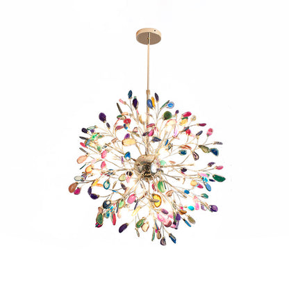 Aurora Agate Bloom Chandelie