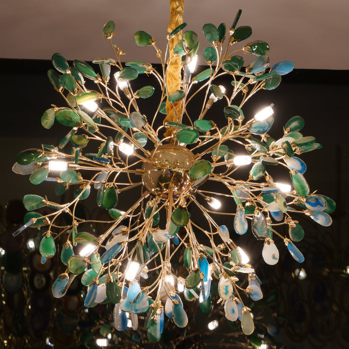 Aurora Agate Bloom Chandelie