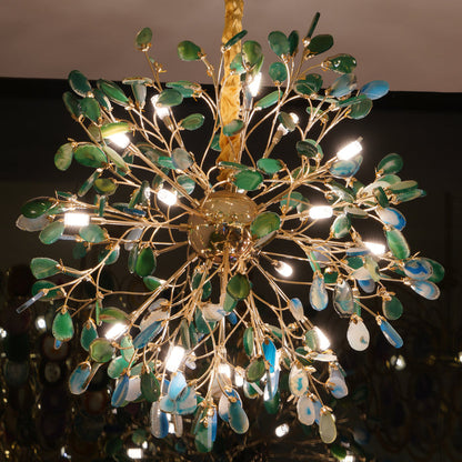 Aurora Agate Bloom Chandelie