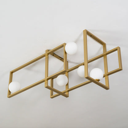 Mondrian Glass Ceiling Light