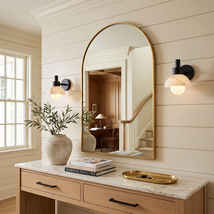 Almora Alabaster Wall Sconce