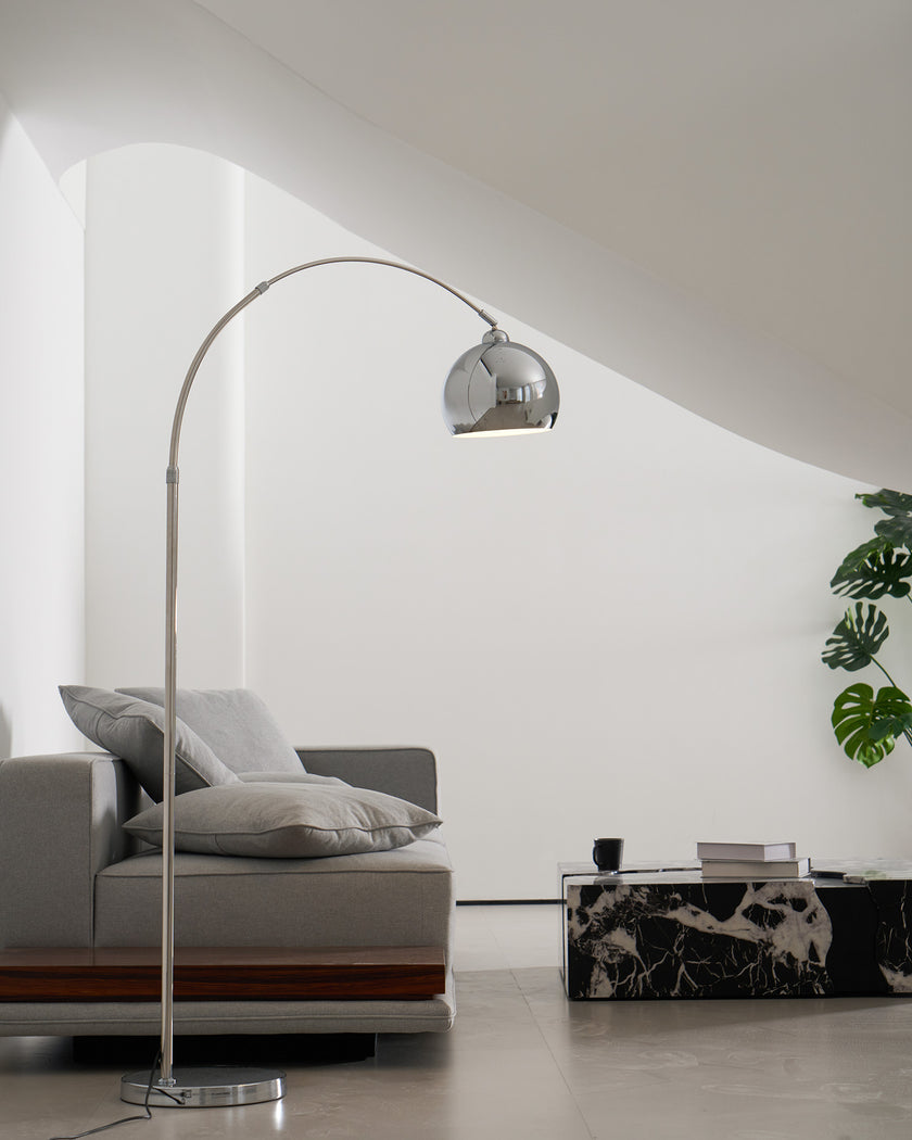 Sora Telescopic Floor Lamp – Adjustable Arc Reading Lamp