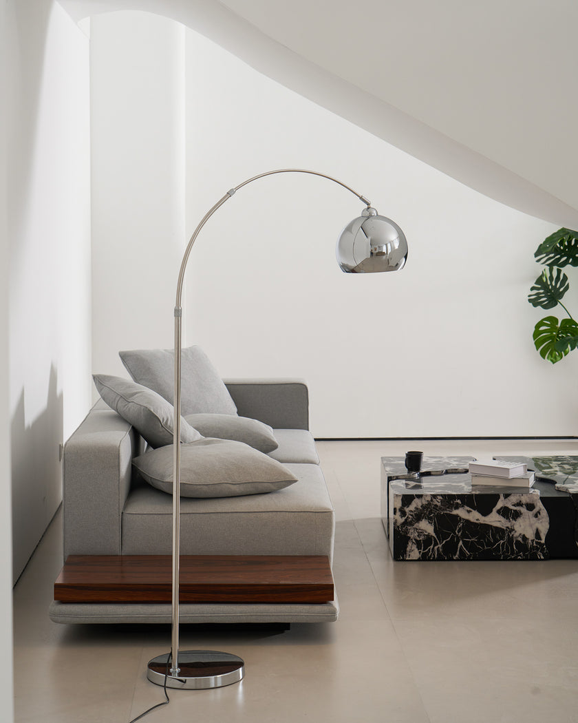 Sora Telescopic Floor Lamp – Adjustable Arc Reading Lamp