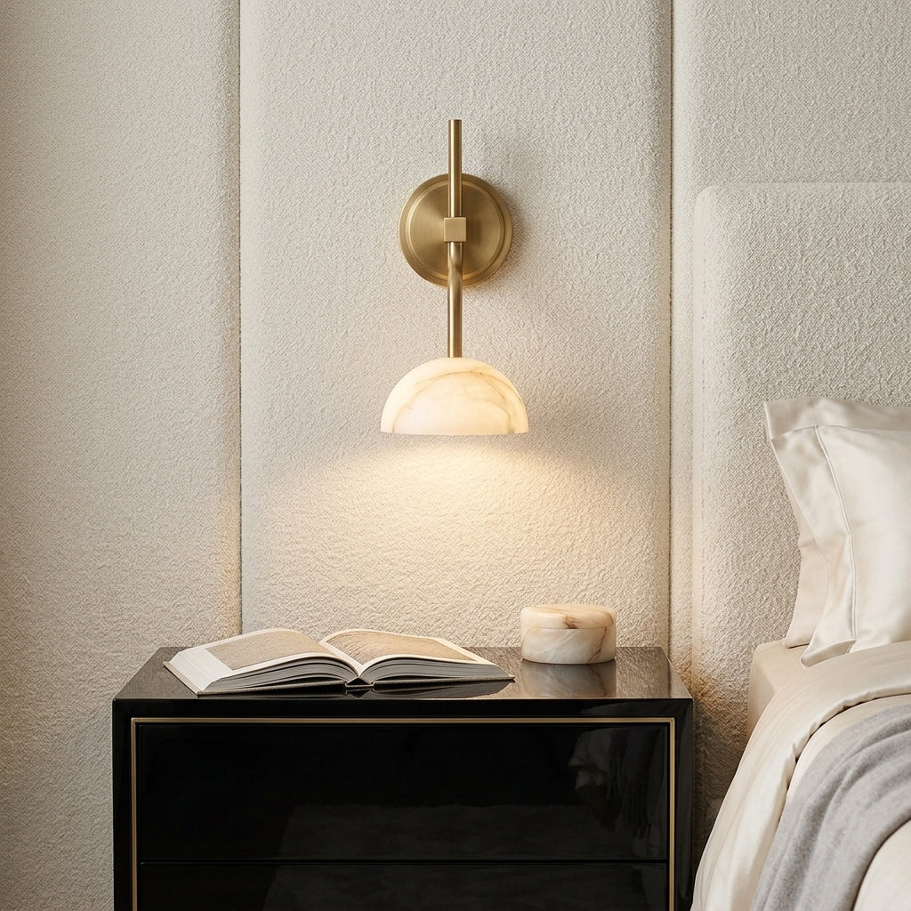 Ardelis Alabaster Wall Sconce