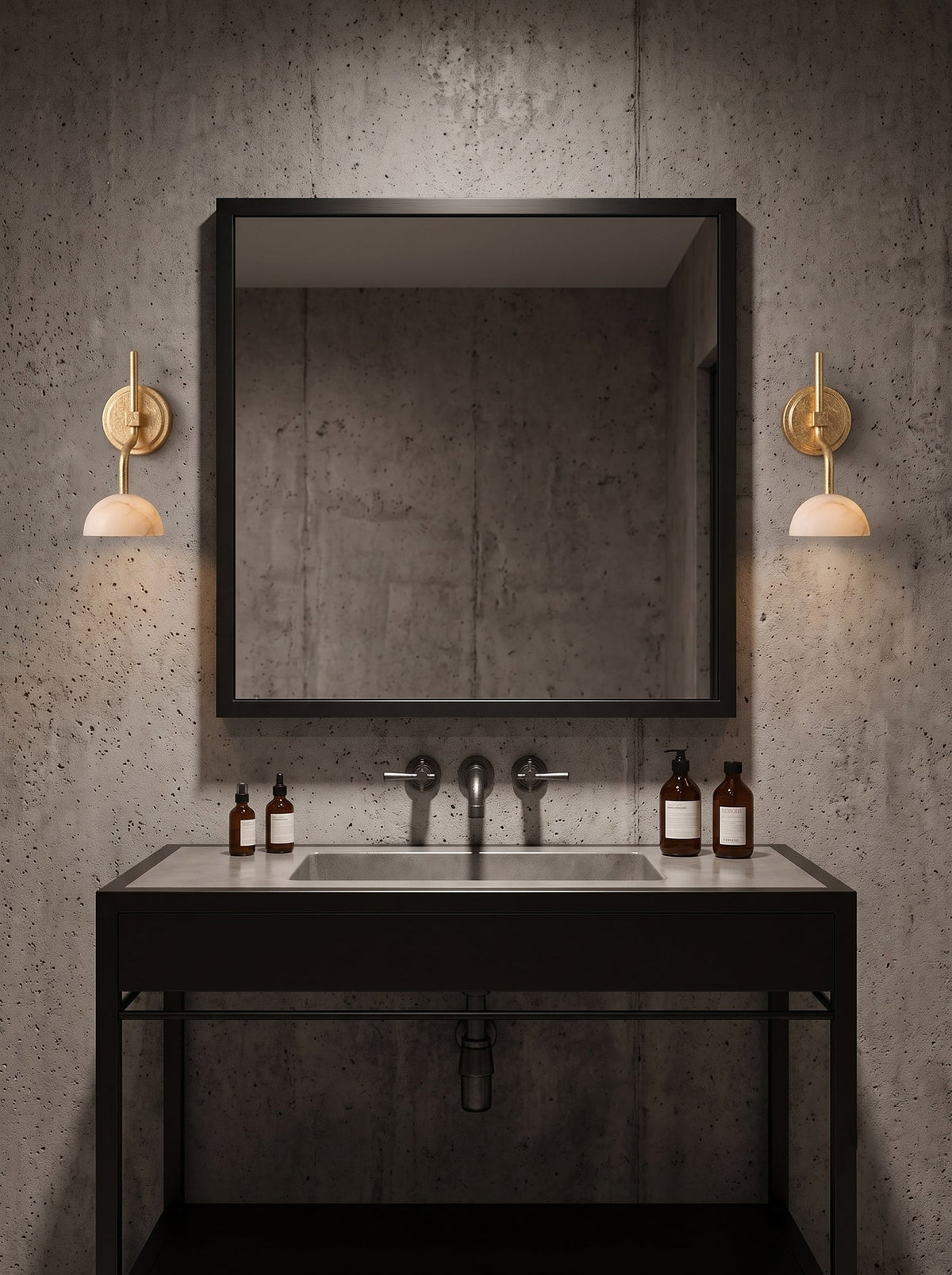 Ardelis Alabaster Wall Sconce