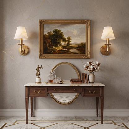 Briarley Alabaster Wall Sconce