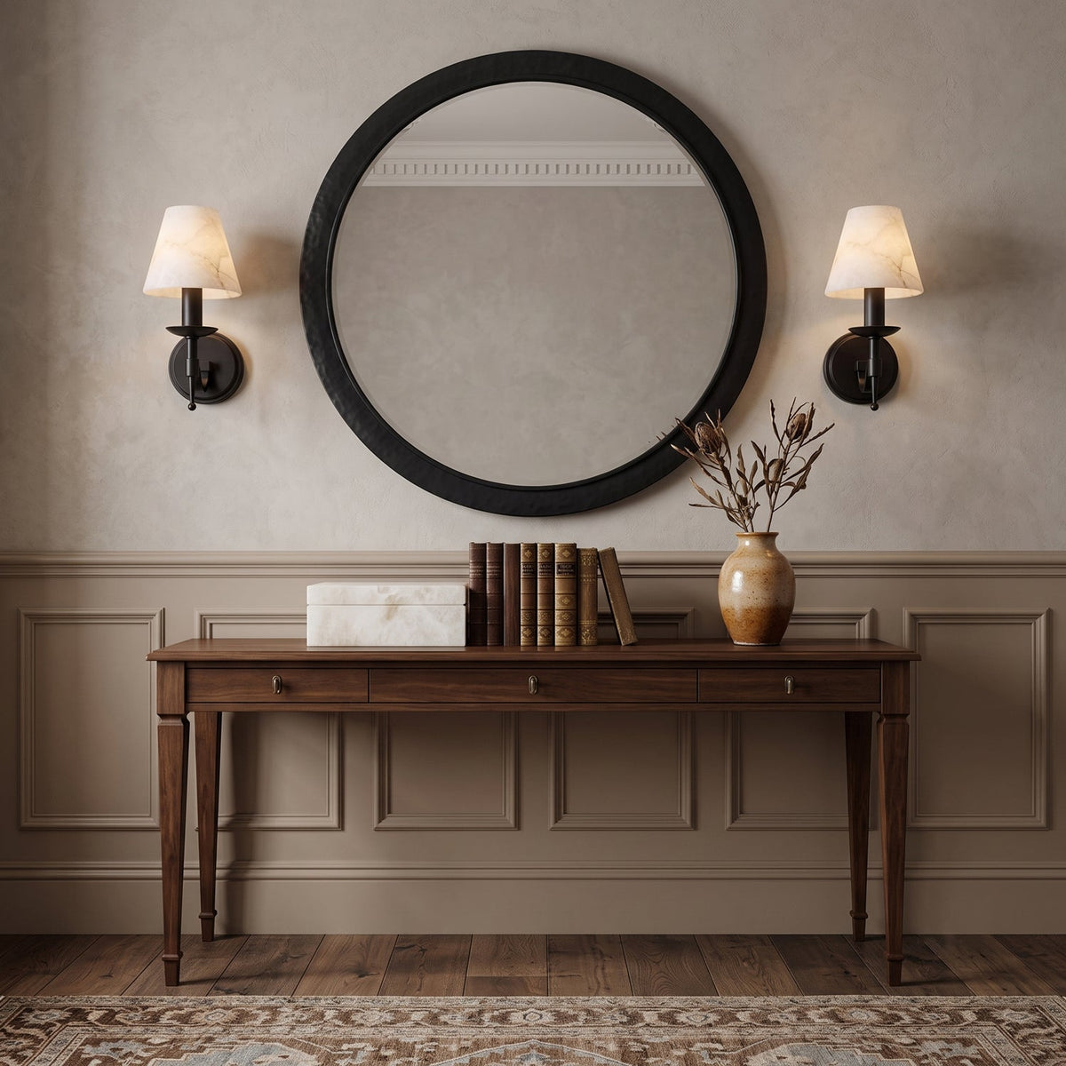 Briarley Alabaster Wall Sconce