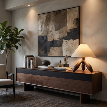 FRASSINA Solid Ash Wood Table Lamp