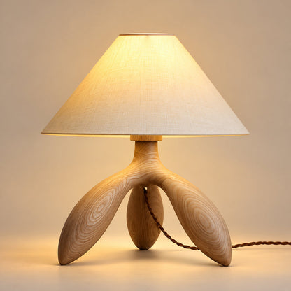 FRASSINA Solid Ash Wood Table Lamp