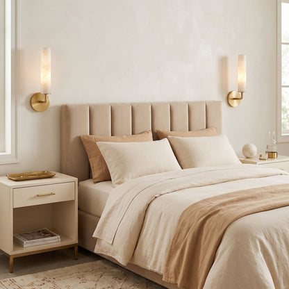 Cylora Alabaster Wall Sconce