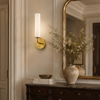 Cylora Alabaster Wall Sconce