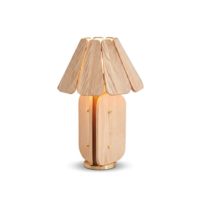 RADICA Wabi-Sabi Solid Wood Table Lamp
