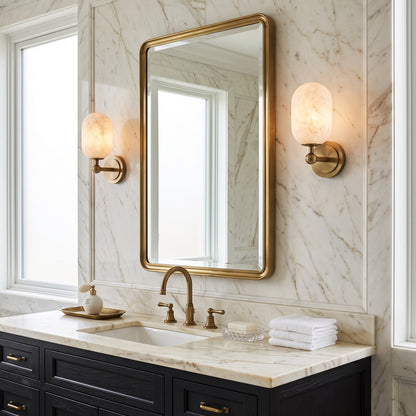 Milton Alabaster Wall Sconce