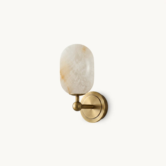Milton Alabaster Wall Sconce
