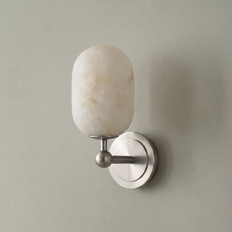 Milton Alabaster Wall Sconce