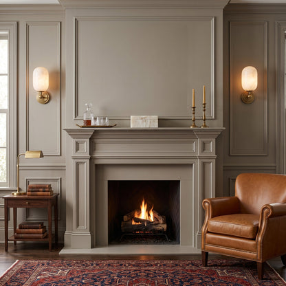Milton Alabaster Wall Sconce