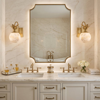 Palma Alabaster Wall Sconce