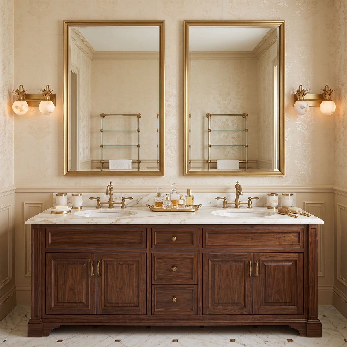 Palma Alabaster Wall Sconce
