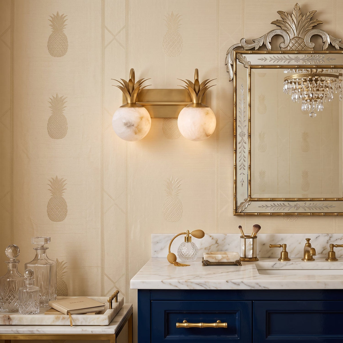 Palma Alabaster Wall Sconce