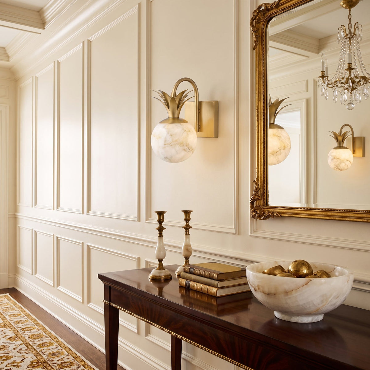 Palma Alabaster Wall Sconce